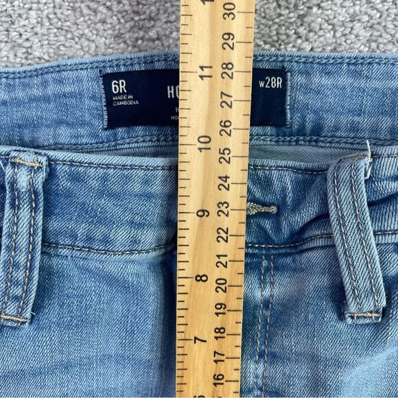 Hollister Jeans Women's 28 Blue Flare High Rise Light Wash Soft Stretch - Picture 8 of 11